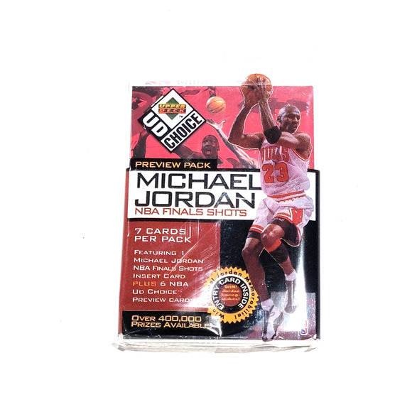 1998-99 Upper Deck Choice Michael Jordan NBA Finals Shots Unopened Pack - Picture 1 of 2